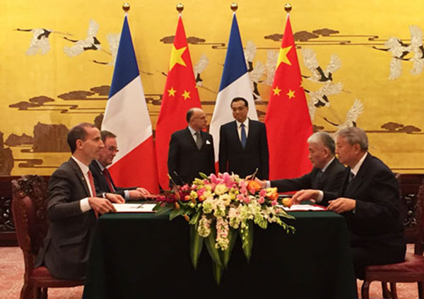 中法两国总理见证中核与新阿海珐签署合作框架协议_国家核安全局